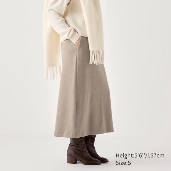 Uniqlo Dresses & Skirts - Uniqlo Brushed Jersey Narrow Skirt